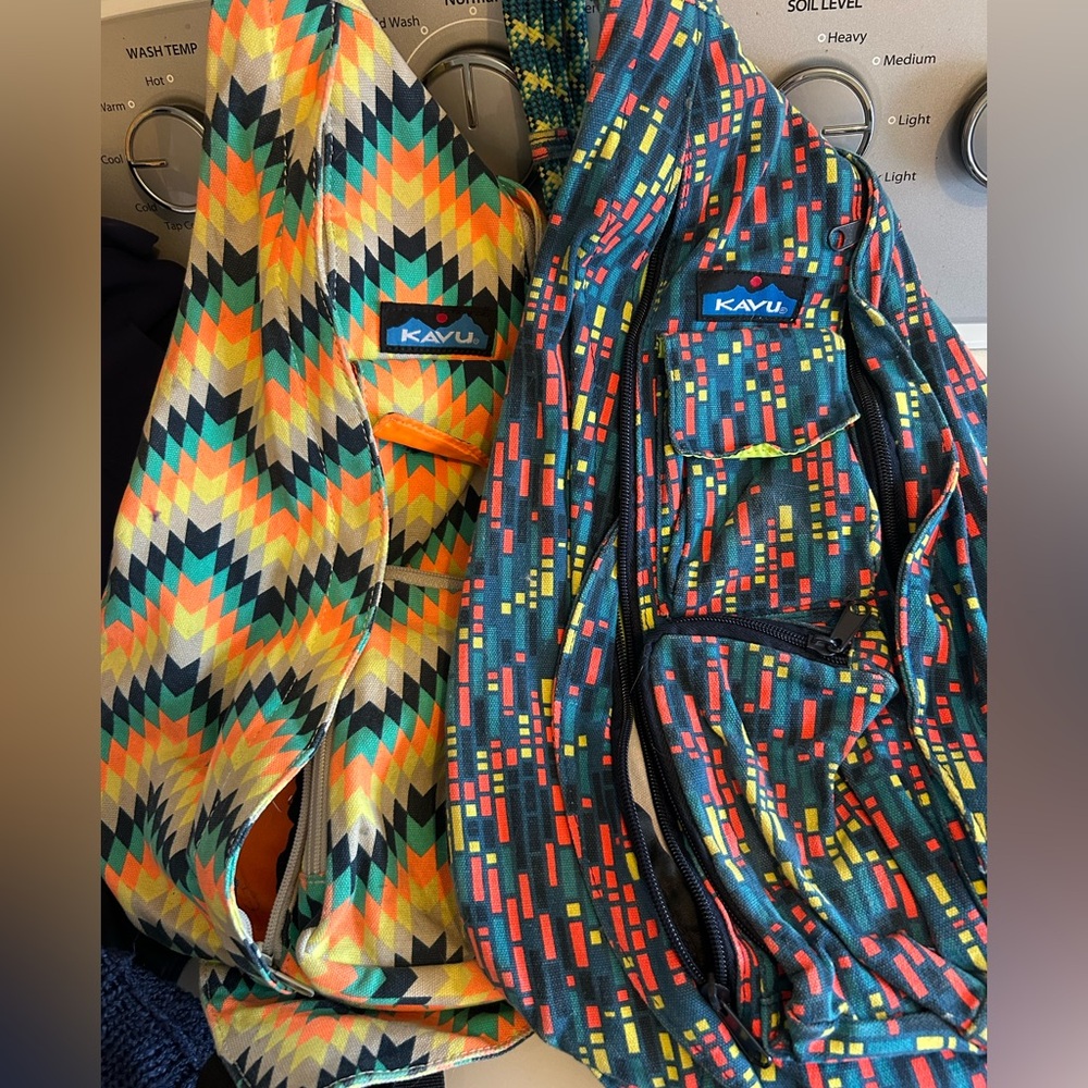 2 Kavu sling bags!! Both are in great shape! No rips or tears.